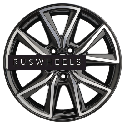 Диски Khomen Wheels 7x17/5x108 ET50 D63,35 KHW1706 (Ford C-Max) Black-FP
