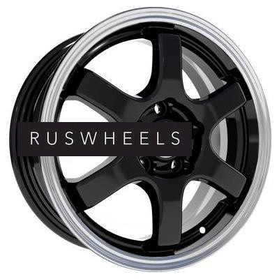 Грузовые диски СКАД 6x15/5x100 ET38 D57,1 Киото (КЛ249) Антрацит-алмаз (АРС 014 black)