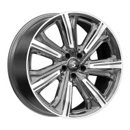 Диски СКАД Premium 8.5\R20 5*120 ET43 d65.1 Diamond gloss graphite