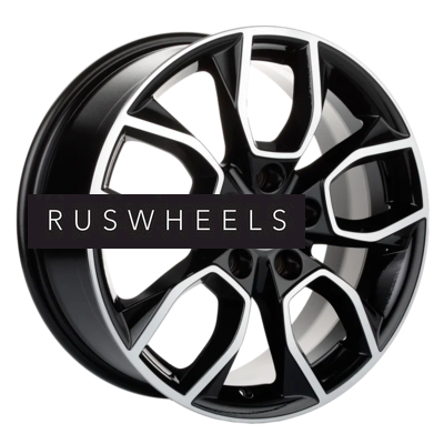Диски Khomen Wheels 7x17/5x114,3 ET45 D60,1 KHW1713 (Geely Atlas Pro) Black-FP