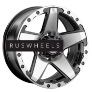 Диски LS 8x17/6x139,7 ET30 D100,1 1284 BKF (конус, Колпак+лого)