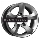 Грузовые диски K&K 8x16/5x139,7 ET-10 D110,1 Айсберг (КС662) Дарк платинум