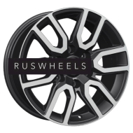 Диски Khomen Wheels 8x17/6x139,7 ET30 D106,1 KHW1723 (JAC T6 Pickup) Black-FP Диски Khomen Wheels 8x17/6x139,7 ET30 D106,1 KHW1723 (JAC T6 Pickup) Black-FP
