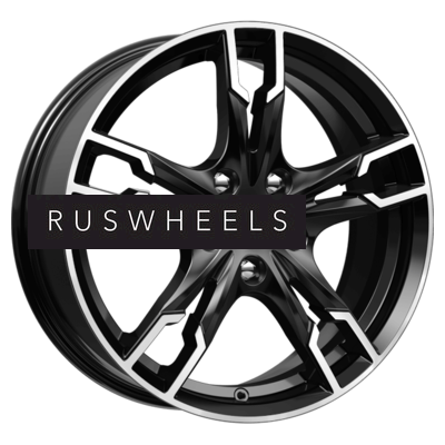 Грузовые диски K&K 7x17/5x114,3 ET48,5 D67,1 Солар-оригинал (КС875) Алмаз черный SK