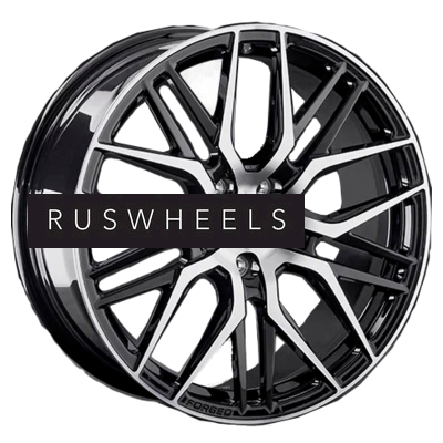Диски LS Forged 8x18/5x108 ET45 D63,3 LS FG04 BKF (конус, C570)