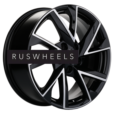 Диски Khomen Wheels 7x17/5x108 ET43 D65,1 KHW1714 (DFM AX 7) Black-FP