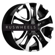 Диски Khomen Wheels 6x15/4x100 ET45 D56,6 KHW1503 (Nexia) Black-FP