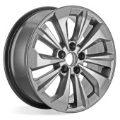 Диски КиК 7,0\R17 5*114.3 ET50 d67.1 Дарк платинум брайт