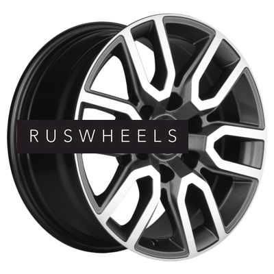 Диски Khomen Wheels 8x17/6x139,7 ET50 D92,5 KHW1723 (Hyundai H-1/Staria) Gray-FP