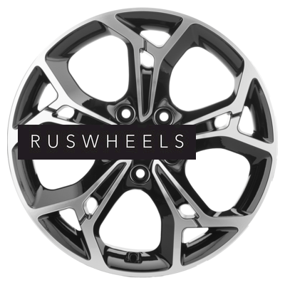 Диски Khomen Wheels 7x17/5x112 ET49 D57,1 KHW1702 (Octavia) Black-FP Диски Khomen Wheels 7x17/5x112 ET49 D57,1 KHW1702 (Octavia) Black-FP