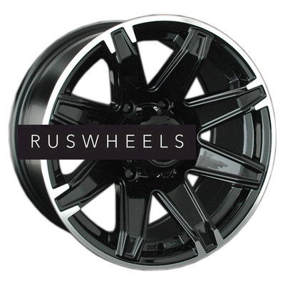 Диски LS 8x16/6x139,7 ET10 D106,1 763 BKL (конус, Колпак+лого)