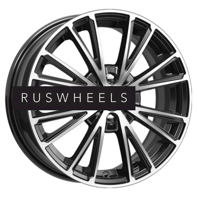 Грузовые диски K&K 6x15/4x100 ET46 D54,1 Меандр-оригинал (КС888) Алмаз черный SK