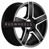 Диски Khomen Wheels 6,5x16/5x139,7 ET40 D98,5 KHW1614 (Niva 4x4) Black-FP