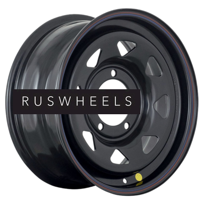 Диски Off-Road Wheels 7x15/5x139,7 ET10 D110 УАЗ (треуг. мелкий) Черный