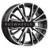 Грузовые диски K&K 6x15/4x100 ET45 D67,1 Меандр (КС888) Алмаз черный SK