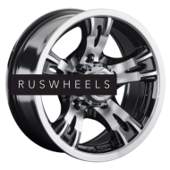 Диски LS 7x15/5x139,7 ET-10 D108,5 883 BKF (конус, Колпак+лого)