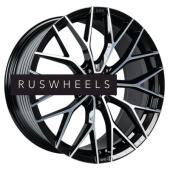 Диски INCH 9,5x21/5x130 ET46 D71,6 GA8532 Gloss Black Machined Face (ZJH)