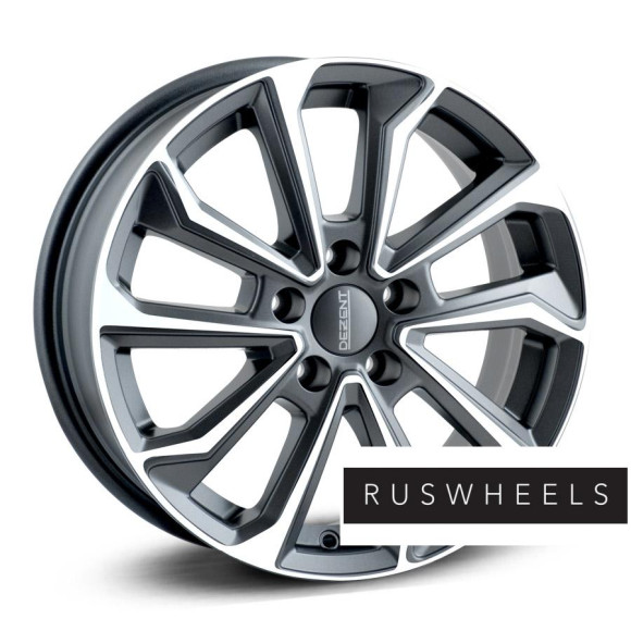 Диски Dezent R18 / 7.5J PCD 5x112 ЕТ 38 ЦО 70.1 KS dark