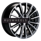 Диски Khomen Wheels 6,5x16/5x112 ET50 D57,1 KHW1611 (Octavia/Golf/Jetta) Gray-FP Диски Khomen Wheels 6,5x16/5x112 ET50 D57,1 KHW1611 (Octavia/Golf/Jetta) Gray-FP