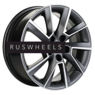 Диски Khomen Wheels 6x15/5x100 ET38 D57,1 KHW1507 (Rapid/Fabia) Gray-FP Диски Khomen Wheels 6x15/5x100 ET38 D57,1 KHW1507 (Rapid/Fabia) Gray-FP