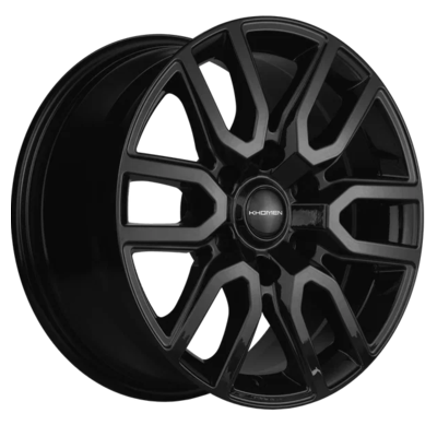 Диски Khomen Wheels 8x17/6x139,7 ET30 D106,1 KHW1723 (Fortuner/Hilux) Black Диски Khomen Wheels 8x17/6x139,7 ET30 D106,1 KHW1723 (Fortuner/Hilux) Black