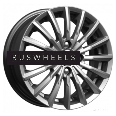 Диски КИК 5,5x14/4x100 ET43 D60,1 Акцент-оригинал (КС641) Дарк платинум Диски КИК 5,5x14/4x100 ET43 D60,1 Акцент-оригинал (КС641) Дарк платинум