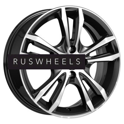 Диски КИК 6x16/5x114,3 ET50 D67,1 Samara (КС866) Алмаз черный SK