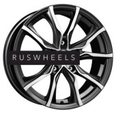 Диски КИК 7,5x17/5x114,3 ET45 D66,1 Твист (КС697) Алмаз черный