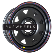 Диски Off-Road Wheels 8x16/6x139,7 ET-25 D110 Тойота Ниссан (треуг. мелкий) Черный