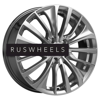 Диски КИК 6,5x17/5x108 ET43 D67,1 Flanker (КС1097) Дарк платинум Диски КИК 6,5x17/5x108 ET43 D67,1 Flanker (КС1097) Дарк платинум