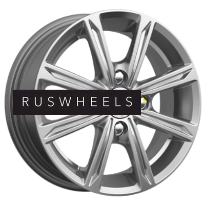 Диски КИК 5x14/4x100 ET43 D60,1 Флэш-оригинал (КС698) Дарк платинум