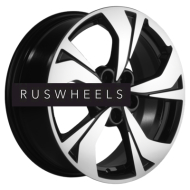 Диски Khomen Wheels 7x17/5x114,3 ET45 D67,1 KHW1724 (FAW Besturn X80) Black-FP