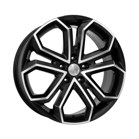Диски КиК 8.5\R19 5*114.3 ET45 d67.1 Алмаз черный