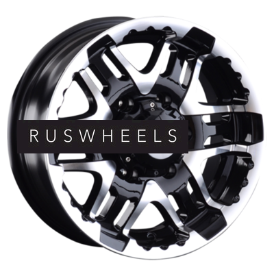 Диски LS 8x16/6x139,7 ET0 D106,1 894 BKF (конус, Колпак+лого)