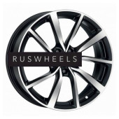 Грузовые диски MAK 8x18/5x108 ET45 D63,4 Panorama Black mirror