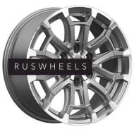 Диски СКАД 8x18/6x139,7 ET36 D100,1 Авилис (КЛ374) Алмаз графит