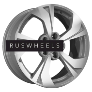 Диски Khomen Wheels 7x17/5x114,3 ET40 D66,1 KHW1724 (Qashqai) F-Silver-FP