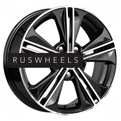 Диски КИК 6x16/5x114,3 ET43 D67,1 КС778 Алмаз черный