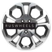 Диски Khomen Wheels 6,5x17/5x114,3 ET50 D66,1 KHW1711 (Arkana/Kaptur) Gray-FP Диски Khomen Wheels 6,5x17/5x114,3 ET50 D66,1 KHW1711 (Arkana/Kaptur) Gray-FP