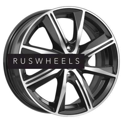 Грузовые диски K&K 6x15/4x98 ET35 D58,5 Арнар (КС890) Алмаз черный SK