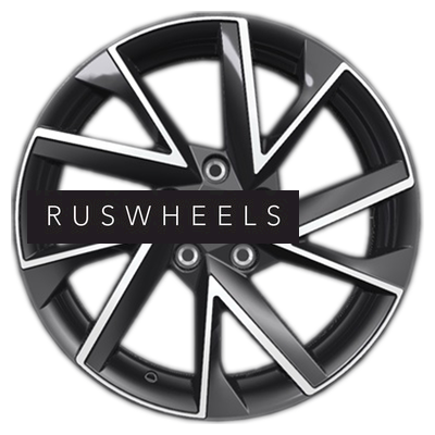 Диски Khomen Wheels 7x17/5x114,3 ET51 D67,1 KHW1714 (Tucson) Black-FP