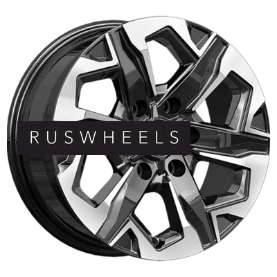 Диски КИК 7,5x17/6x139,7 ET42 D75,1 Тейт (КС1050) Алмаз черный Диски КИК 7,5x17/6x139,7 ET42 D75,1 Тейт (КС1050) Алмаз черный