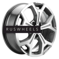 Диски Khomen Wheels 6,5x17/5x114,3 ET40 D64,1 KHW1710 (Haval F7/F7x) Gray-FP