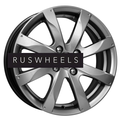 Диски КИК 6x15/4x100 ET45 D54,1 Джемини-оригинал (КС617) Дарк платинум Диски КИК 6x15/4x100 ET45 D54,1 Джемини-оригинал (КС617) Дарк платинум