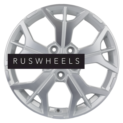Диски Khomen Wheels 7x17/5x112 ET40 D57,1 KHW1715 (Kodiaq/Tiguan) F-Silver-FP