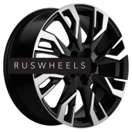 Диски Khomen Wheels 7x18/5x114,3 ET53 D54,1 KHW1809 (Geely Coolray) Black-FP