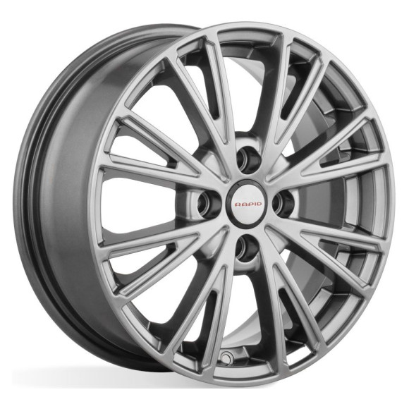 Диски КиК  Меандр (КС888)  6,0\R15 4*100 ET40  d60,1  Дарк платинум  [r77164]