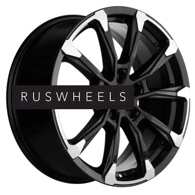 Диски Khomen Wheels 7,5x18/5x114,3 ET38 D67,1 KHW1808 (Outlander) Black-FP Диски Khomen Wheels 7,5x18/5x114,3 ET38 D67,1 KHW1808 (Outlander) Black-FP