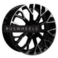 Диски Khomen Wheels 7x17/5x108 ET40 D54,1 KHW1718 (Jac/Москвич 3) Black-FP Диски Khomen Wheels 7x17/5x108 ET40 D54,1 KHW1718 (Jac/Москвич 3) Black-FP
