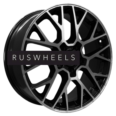 Диски Khomen Wheels 7x18/5x114,3 ET45 D60,1 KHW1818 (Geely Atlas (Pro) / Changan CS55 (75)) Black-FP